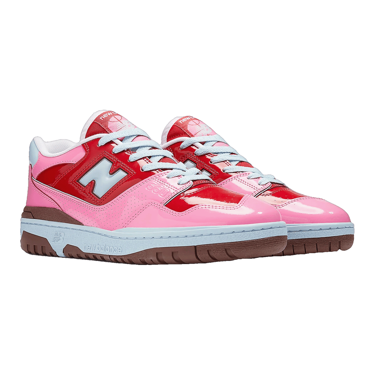 New Balance 550 Y2K Patent Leather Pack Red Pink Side BB550YKC