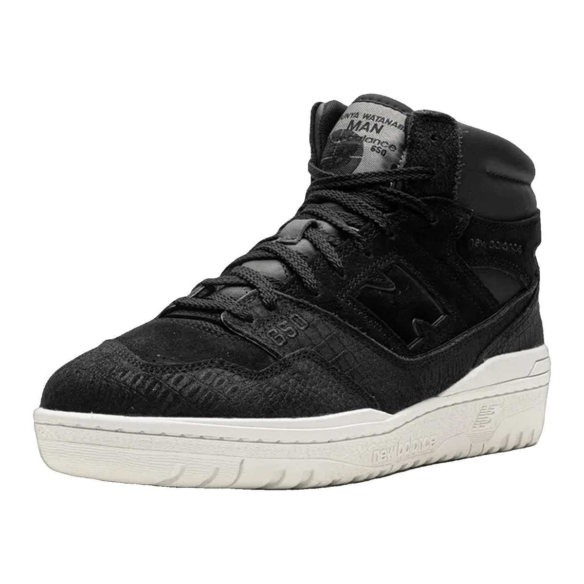 New Balance 650 Junya Watanabe MAN Black White Side BB650RJW