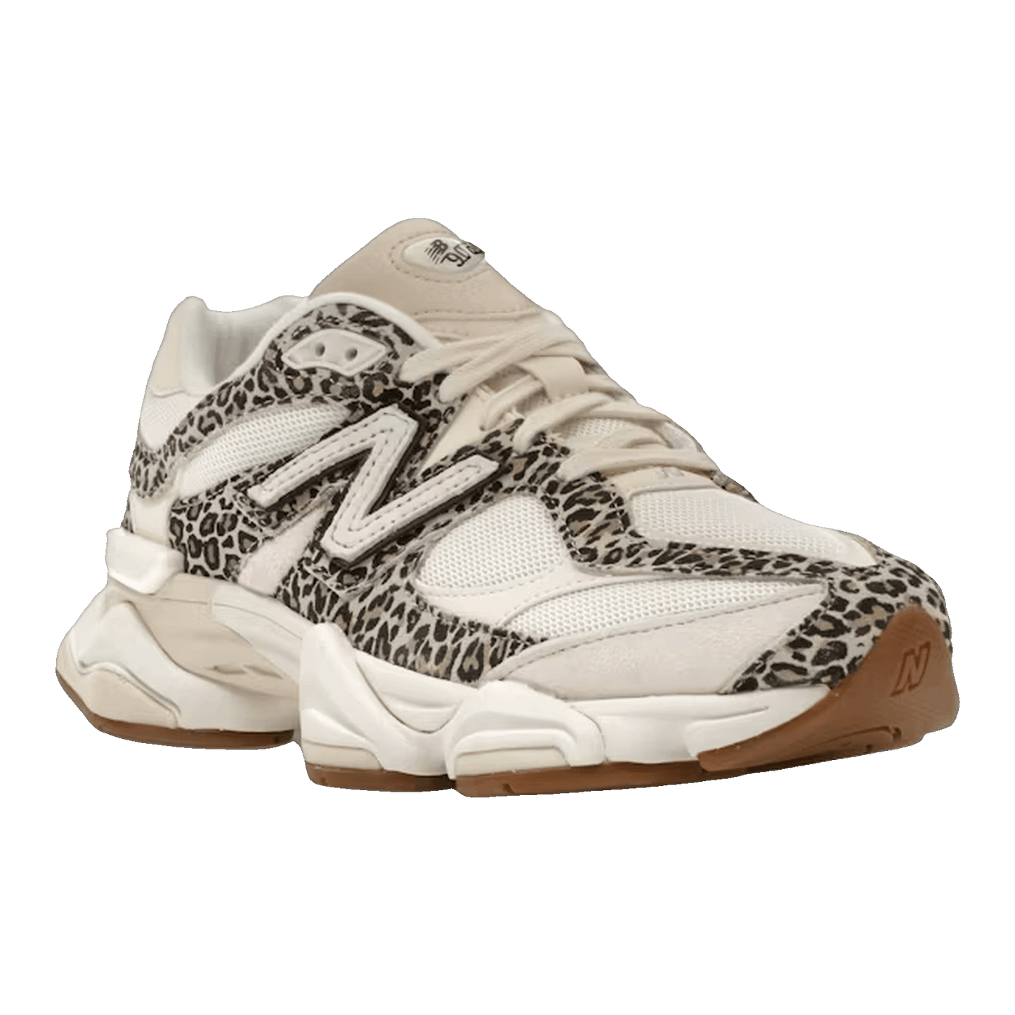 New Balance 9060 ASOS Exclusive Beige Brown Leopard Print Side