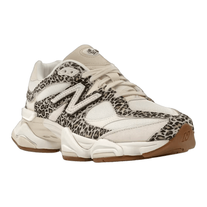 New Balance 9060 ASOS Exclusive Beige Brown Leopard Print Side