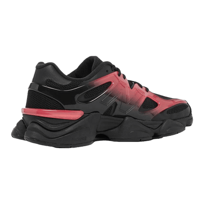 New Balance 9060 Black Red Gradient Back