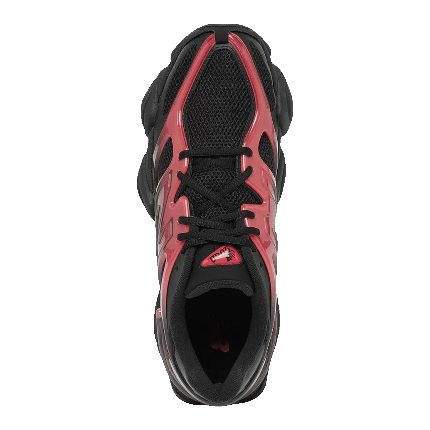 New Balance 9060 Black Red Gradient Oben