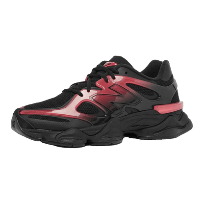New Balance 9060 Black Red Gradient Side