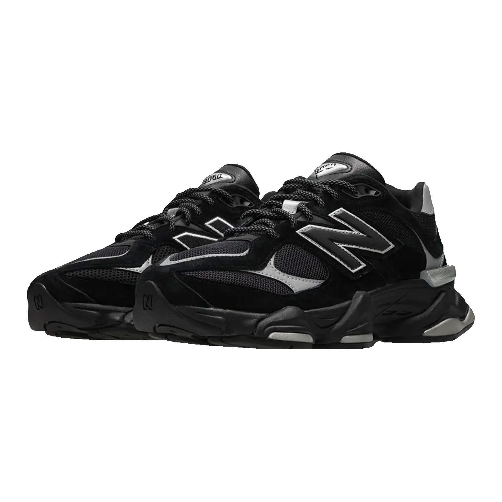 New Balance 9060 Black Reflective Side