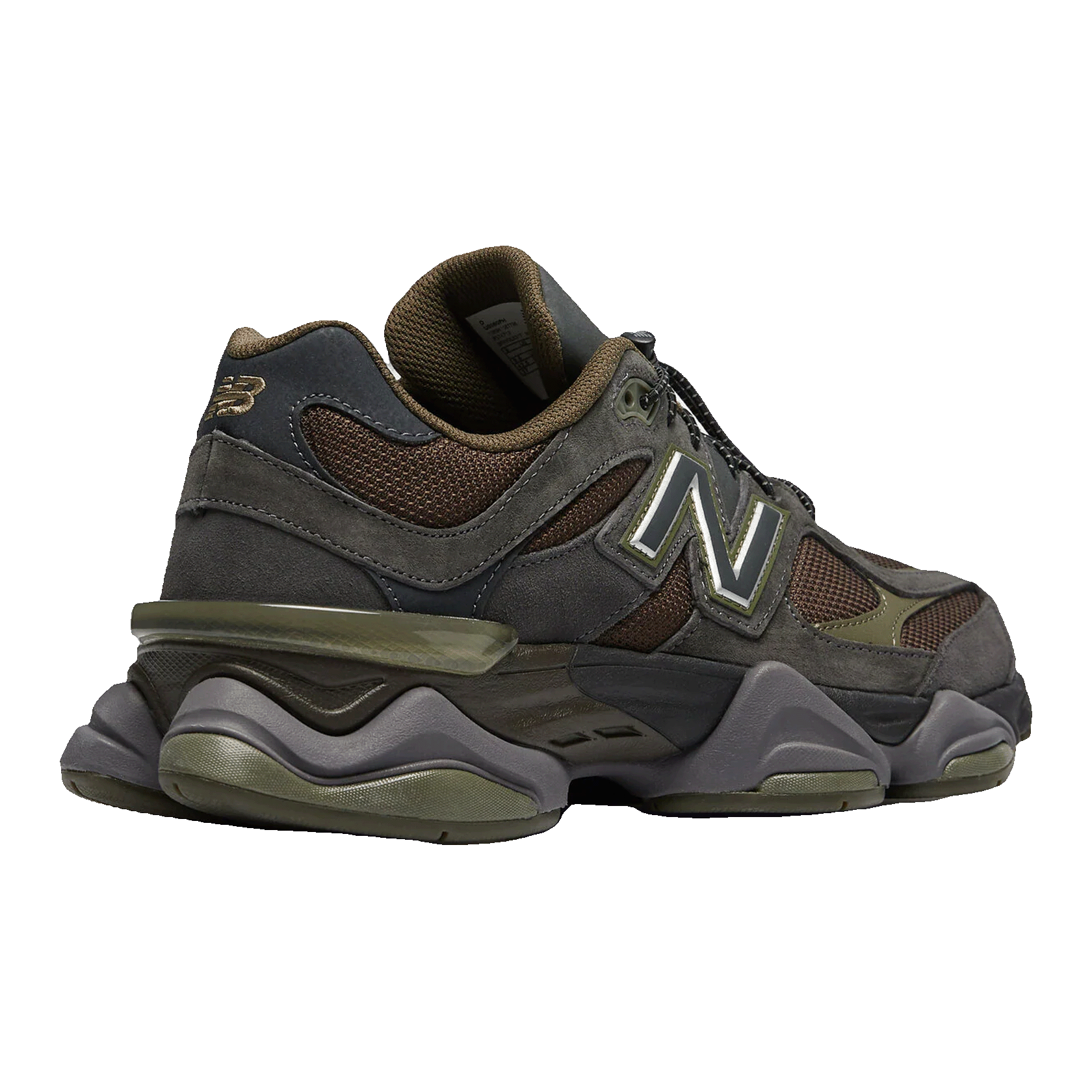 New Balance 9060 Blacktop Dark Moss Back