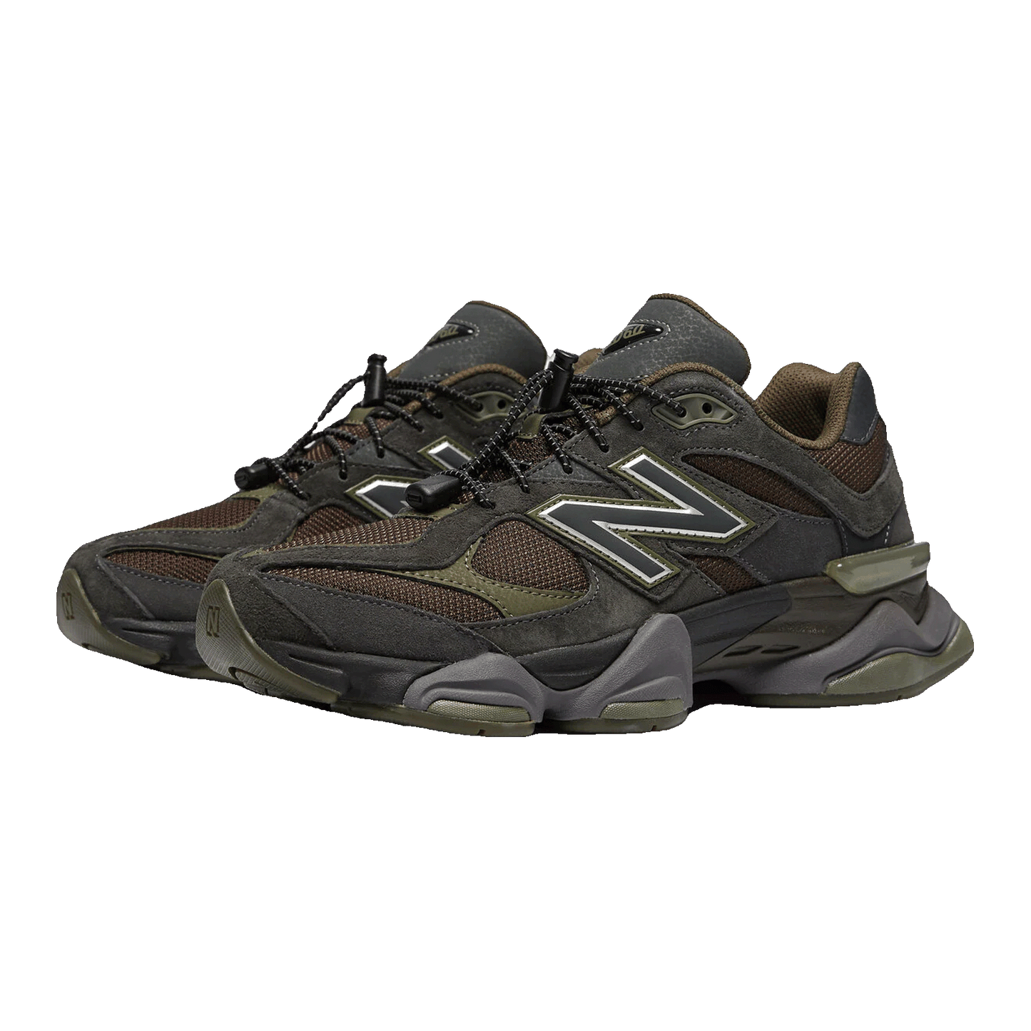 New Balance 9060 Blacktop Dark Moss Side