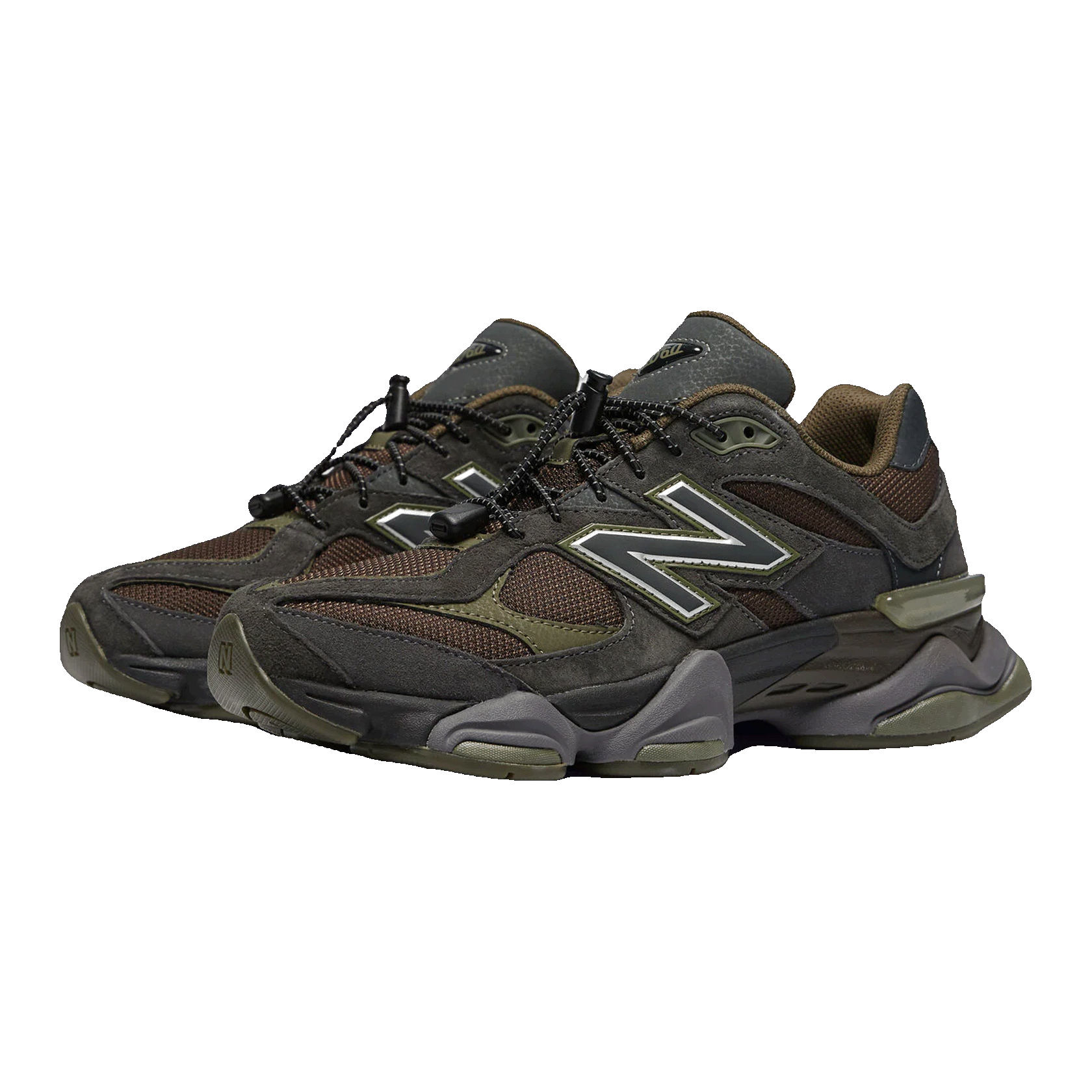 New Balance 9060 Blacktop Dark Moss Side