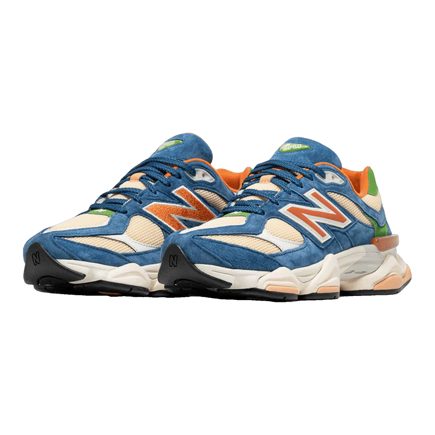 New Balance 9060 Blue Beige Side