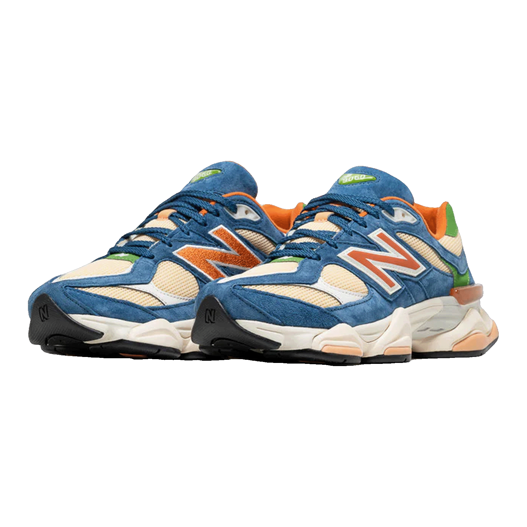 New Balance 9060 Blue Beige Side