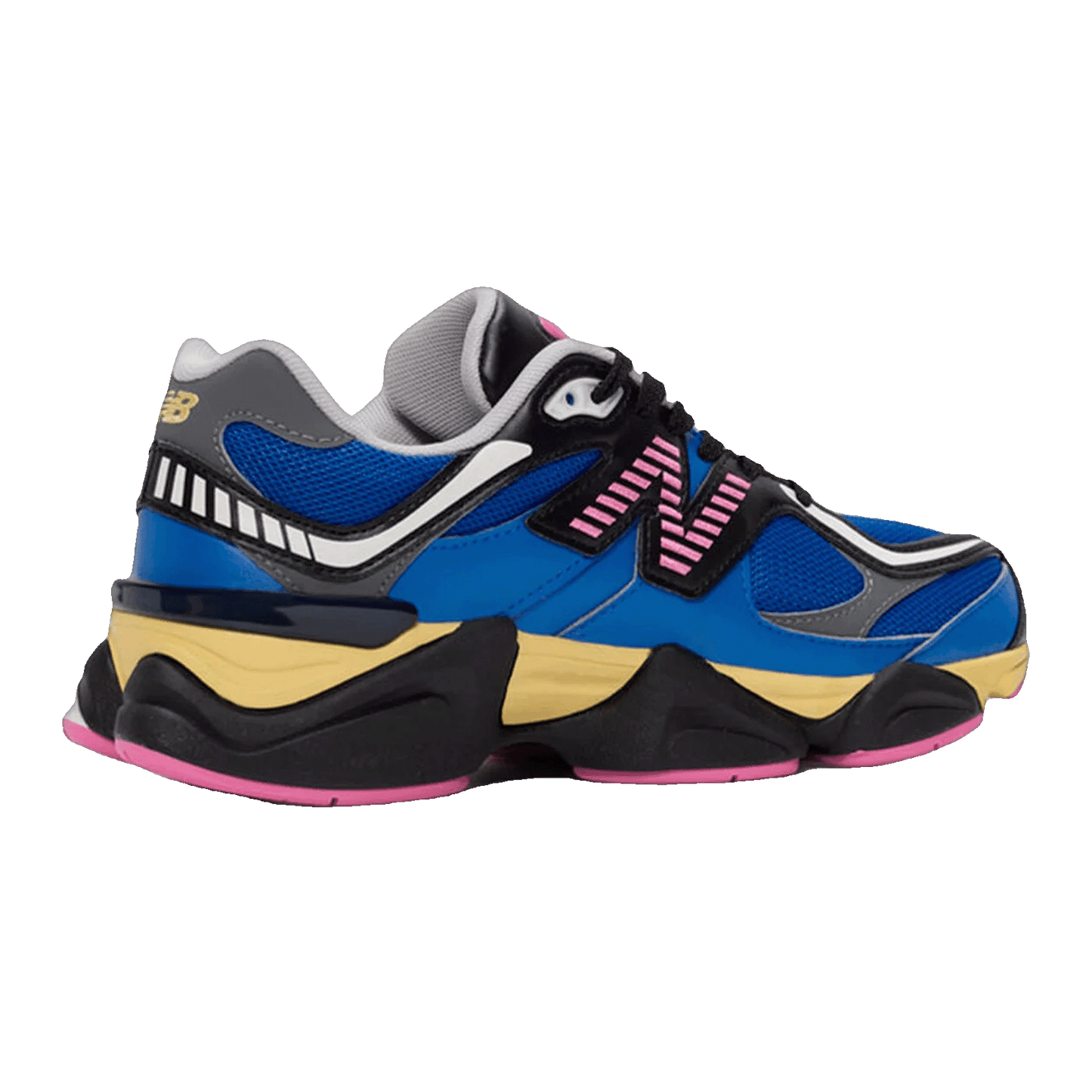 New Balance 9060 Blue Oasis Real Pink (GS) Back
