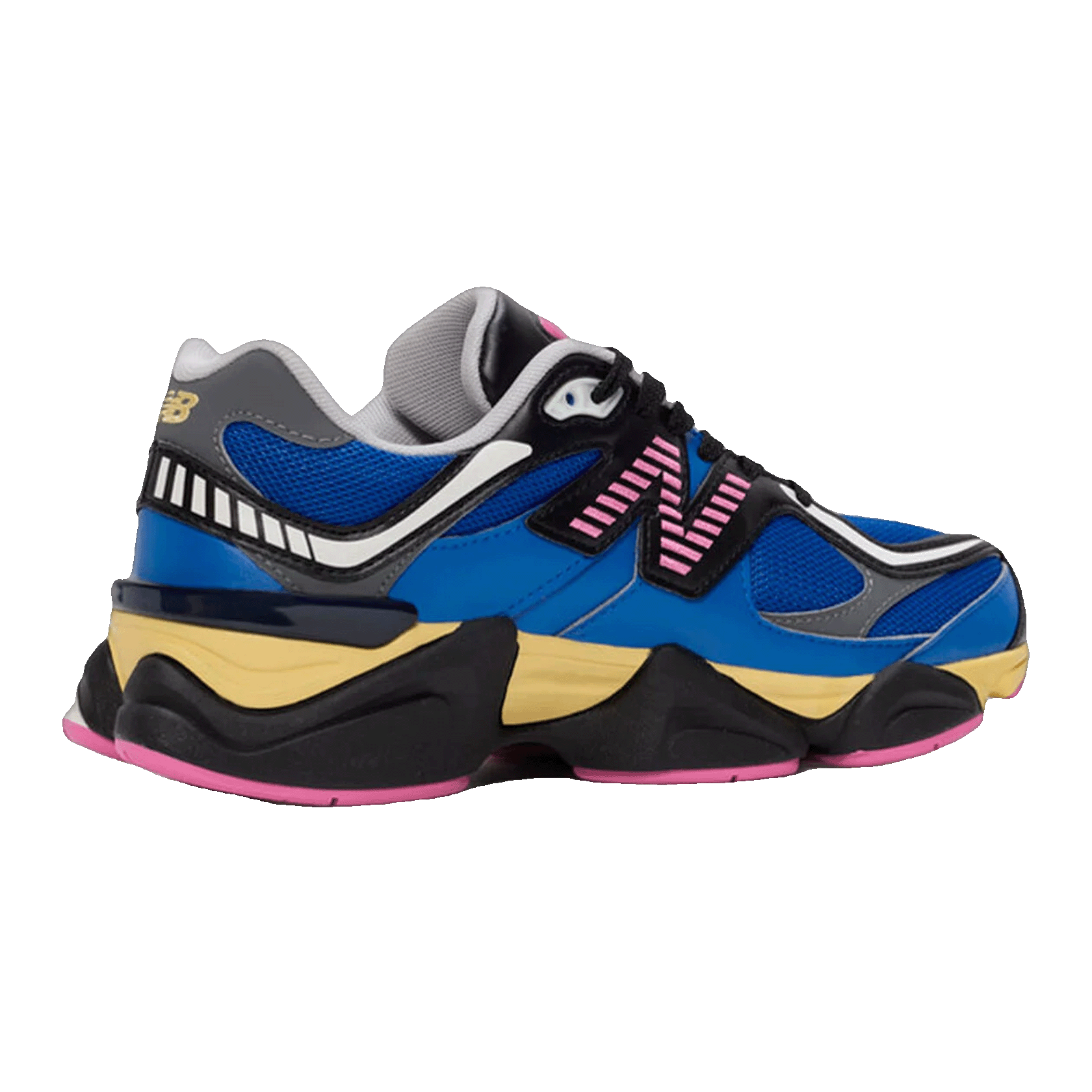 New Balance 9060 Blue Oasis Real Pink (GS) Back