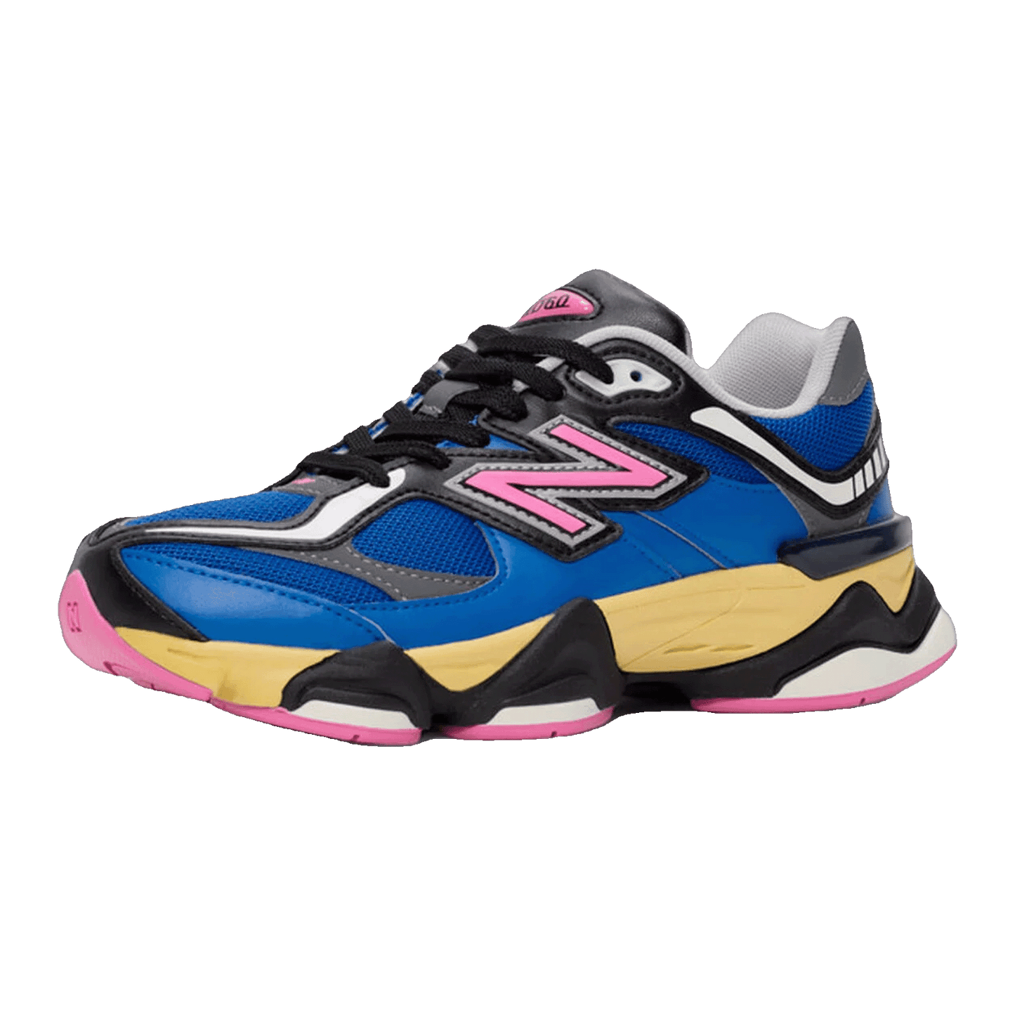 New Balance 9060 Blue Oasis Real Pink (GS) Side
