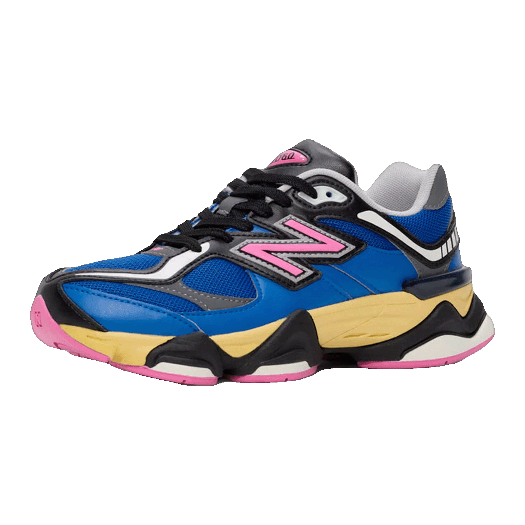 New Balance 9060 Blue Oasis Real Pink (GS) Side
