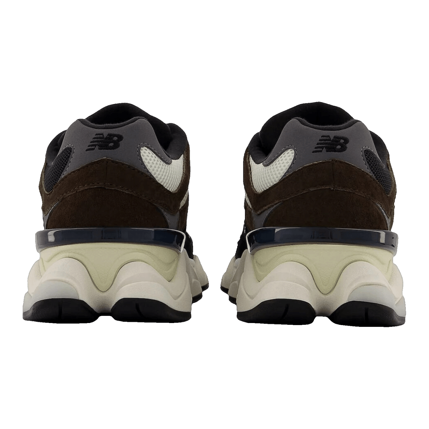 New Balance 9060 Brown Black Back
