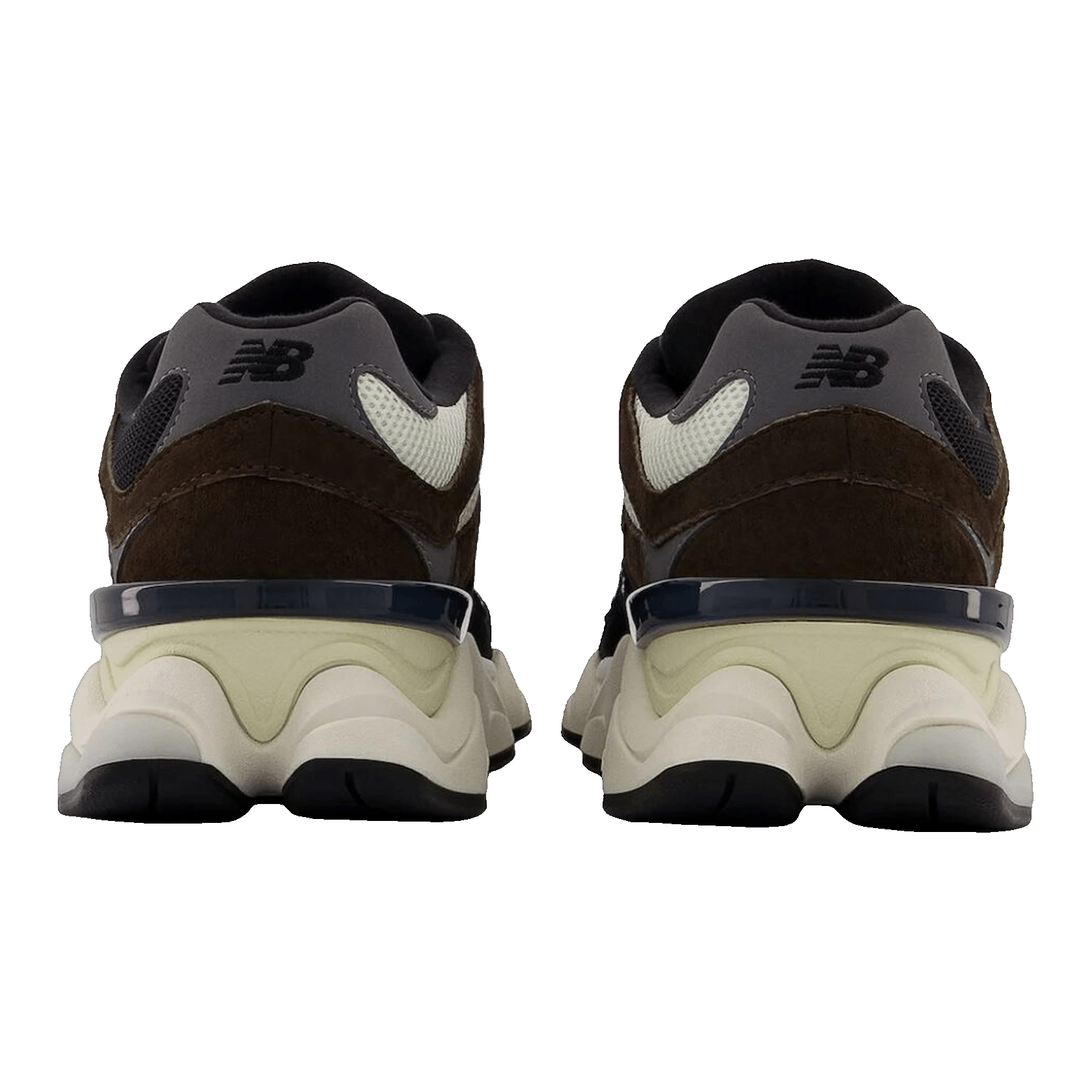 New Balance 9060 Brown Black Back