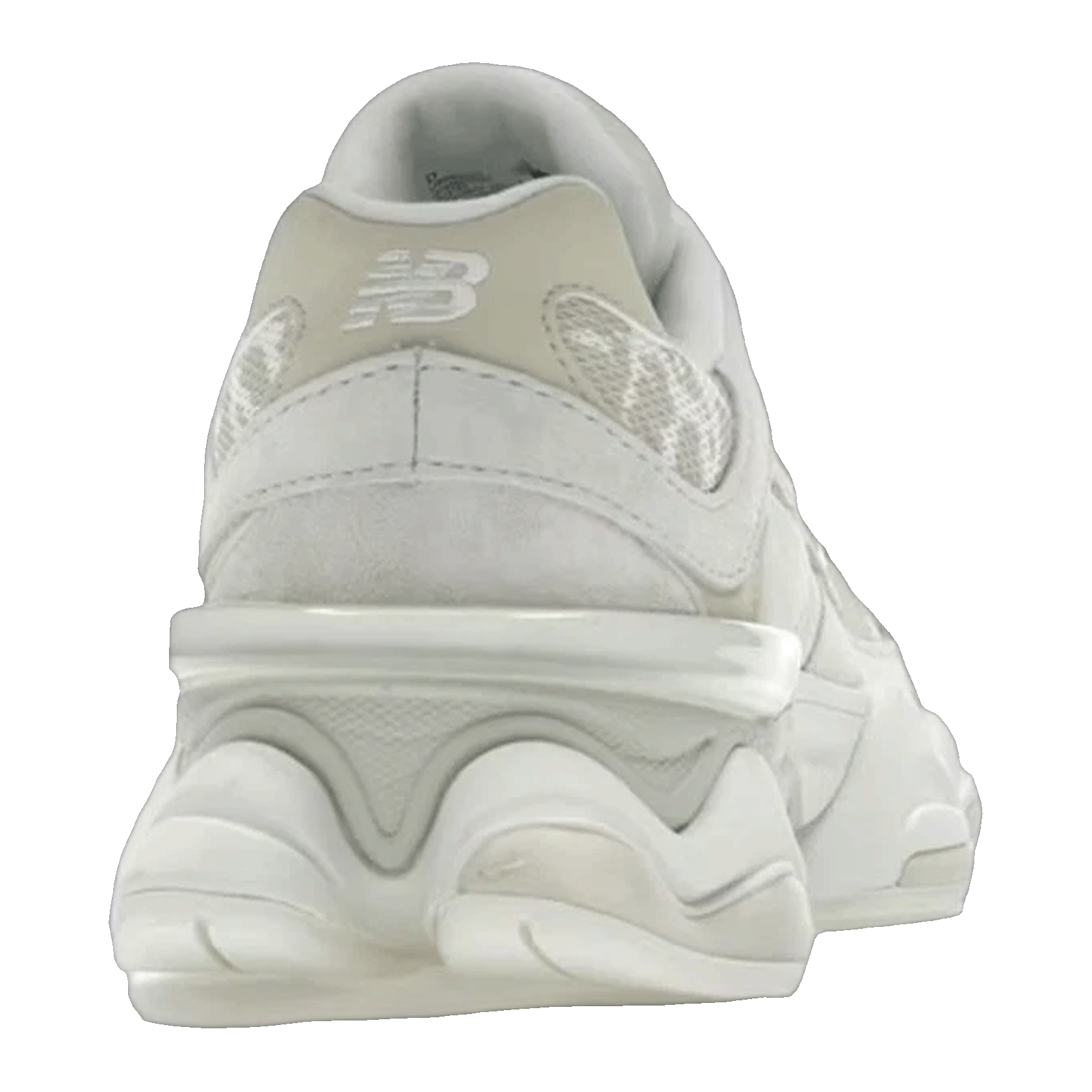 New Balance 9060 Cream Leopard Back