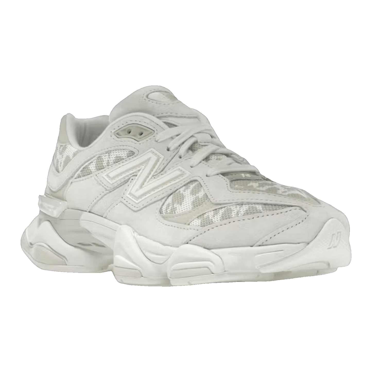 New Balance 9060 Cream Leopard Side