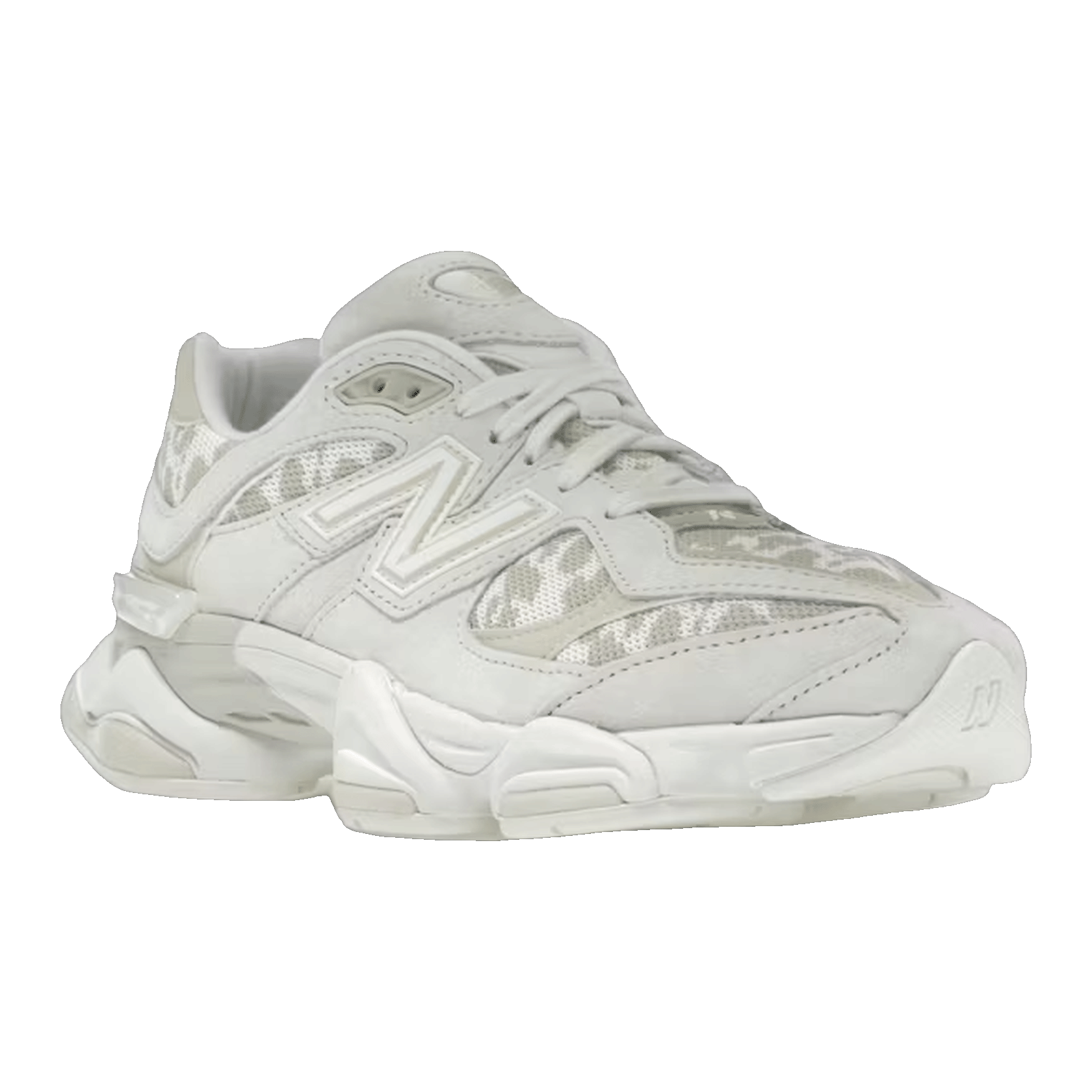 New Balance 9060 Cream Leopard Side