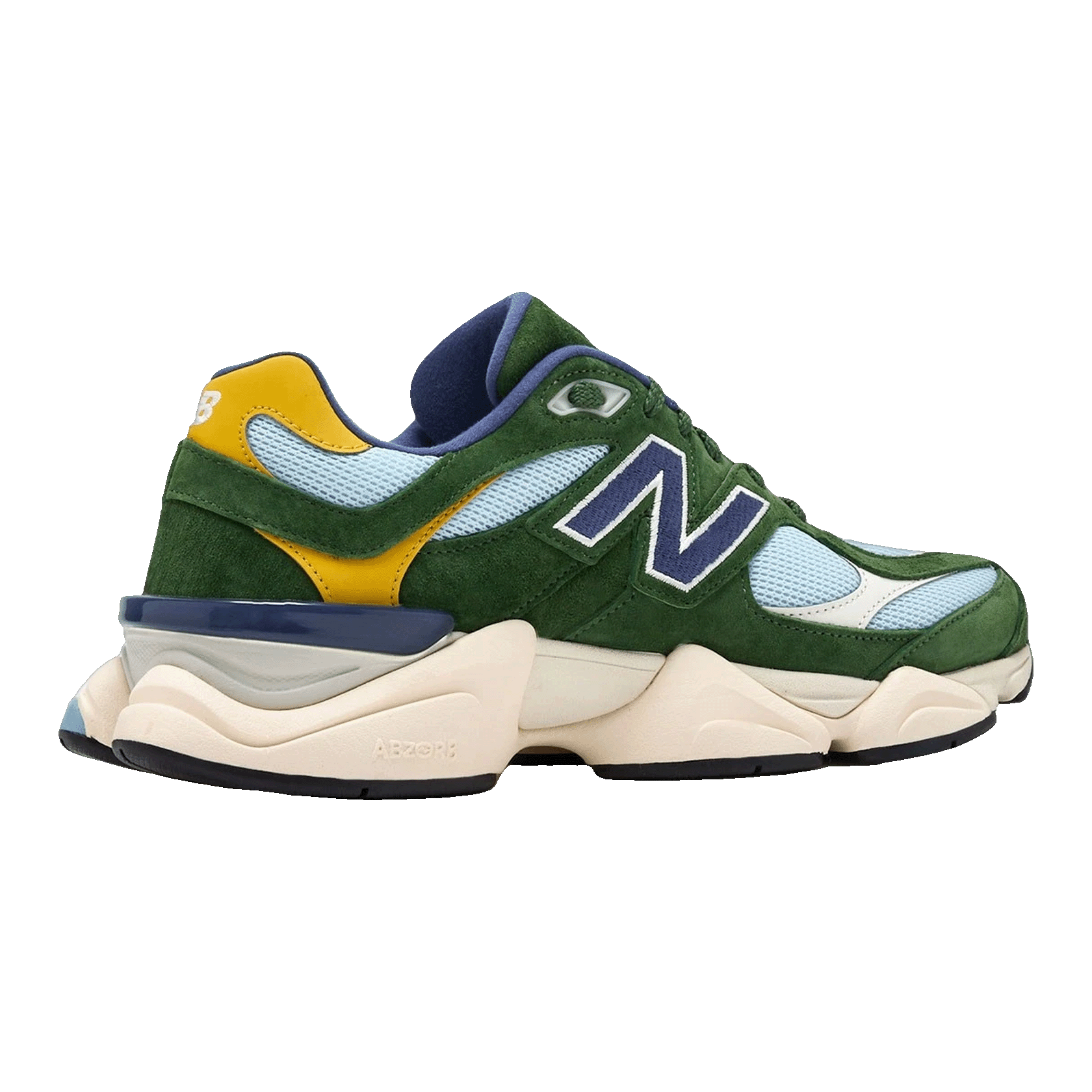 New Balance 9060 Dark Alpine Green Back