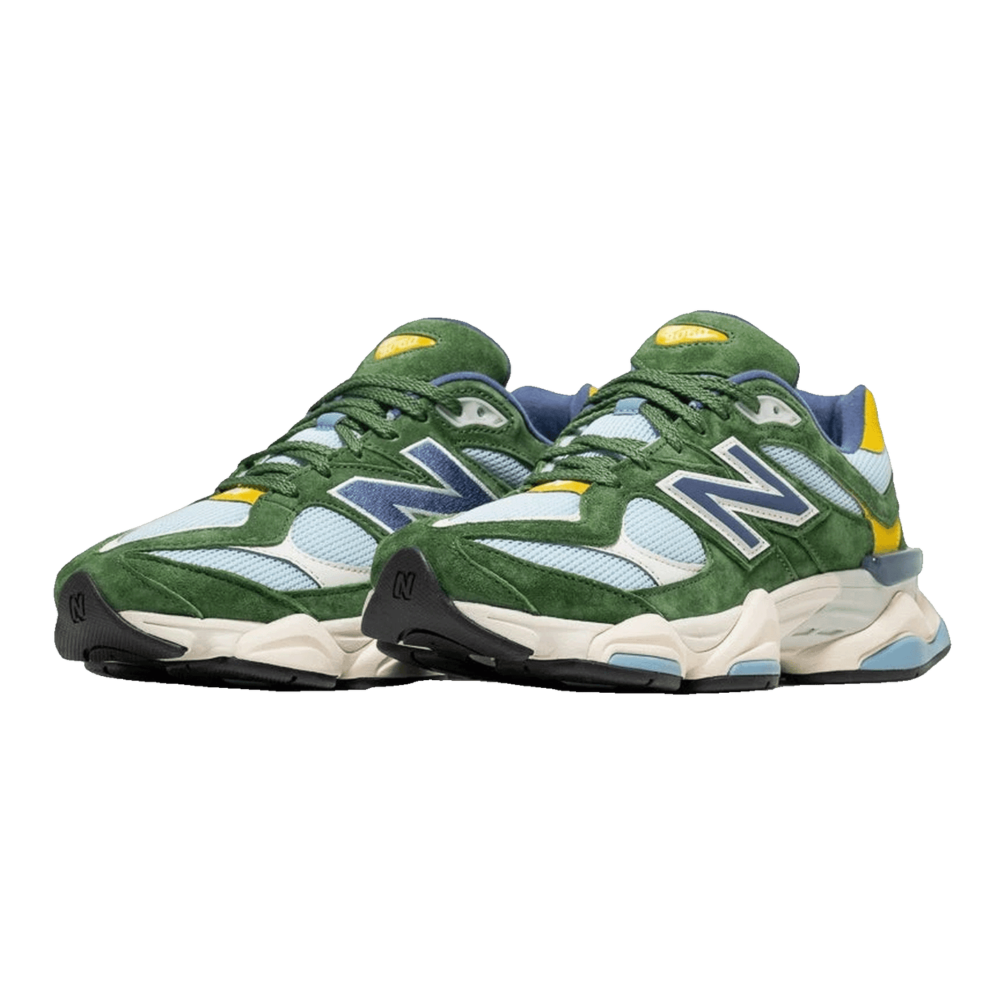 New Balance 9060 Dark Alpine Green Side