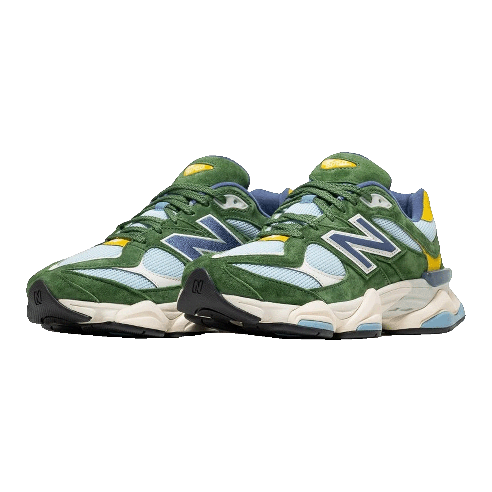 New Balance 9060 Dark Alpine Green Side