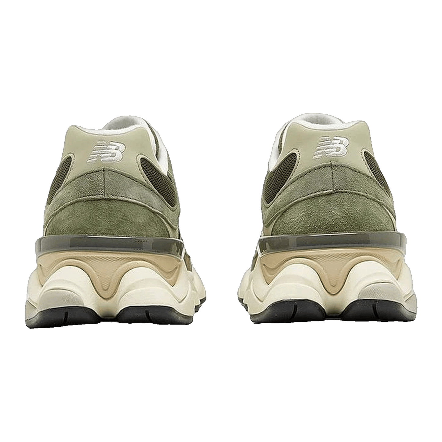 New Balance 9060 Dark Camo Sandstone Back