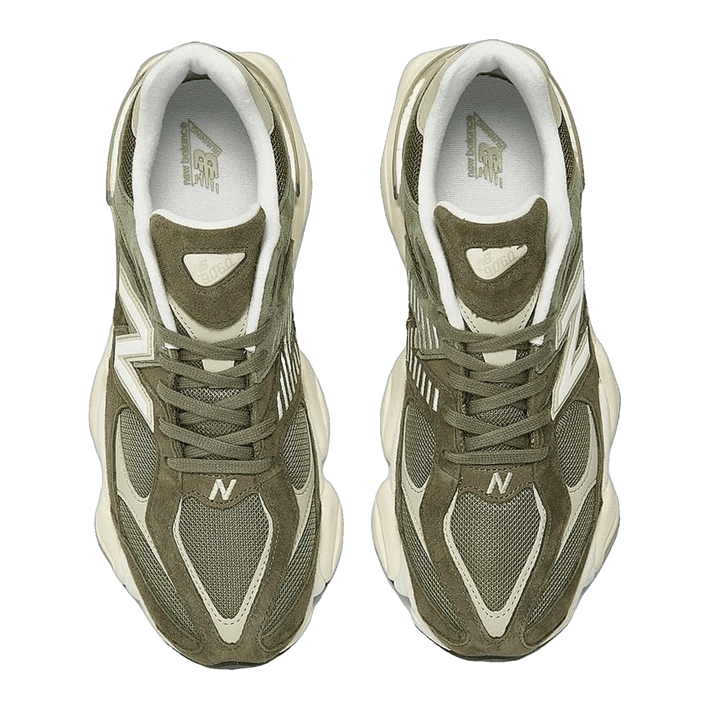 New Balance 9060 Dark Camo Sandstone Oben