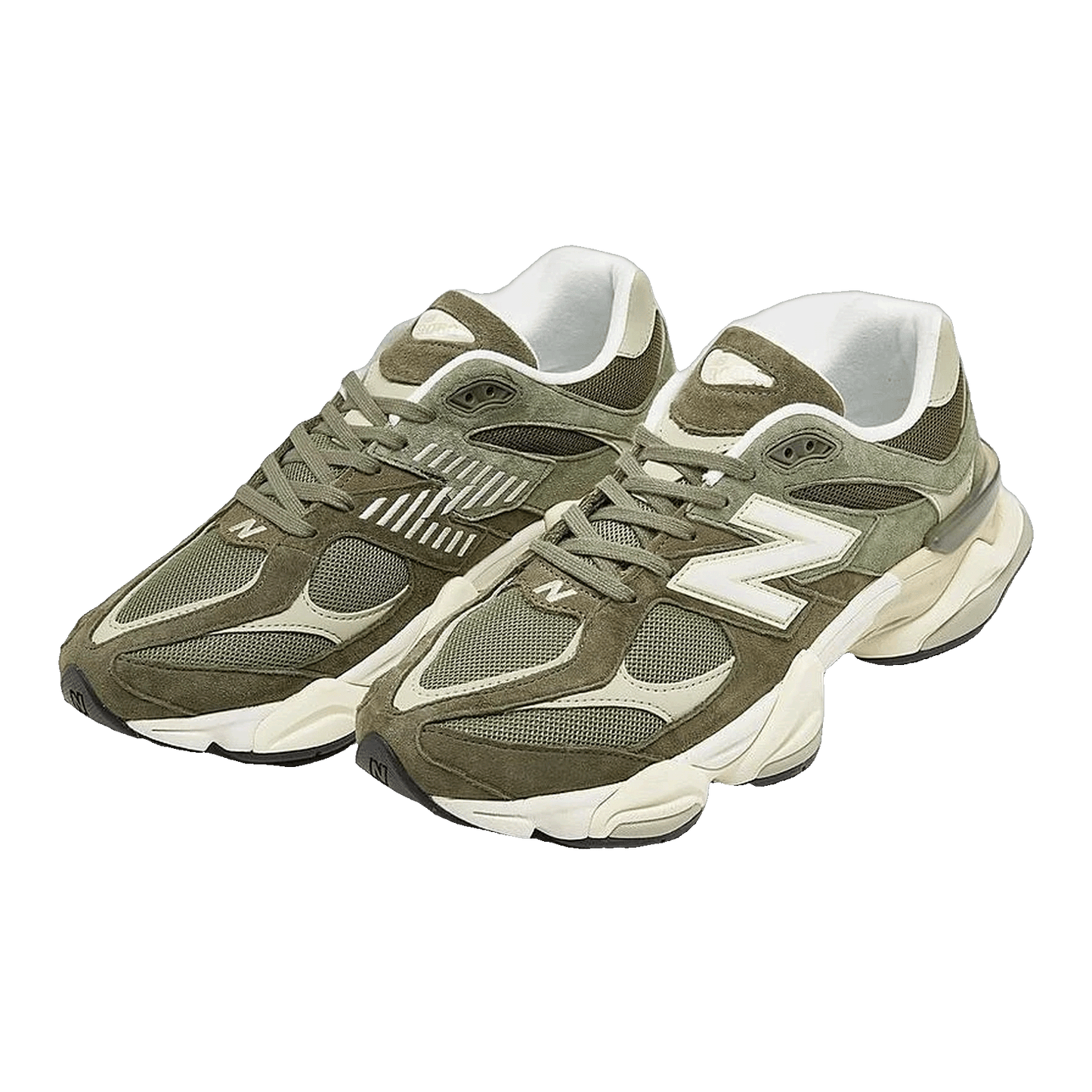 New Balance 9060 Dark Camo Sandstone Side