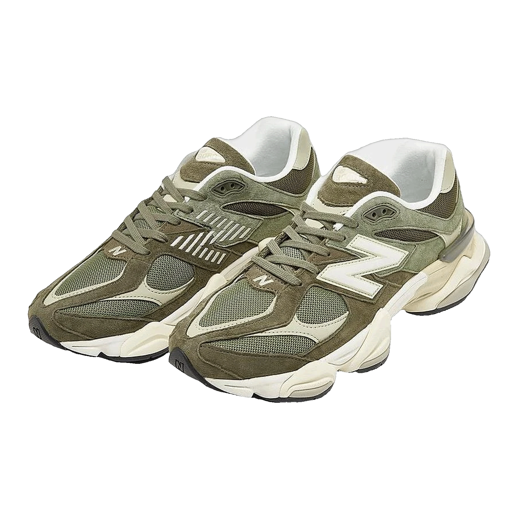 New Balance 9060 Dark Camo Sandstone Side