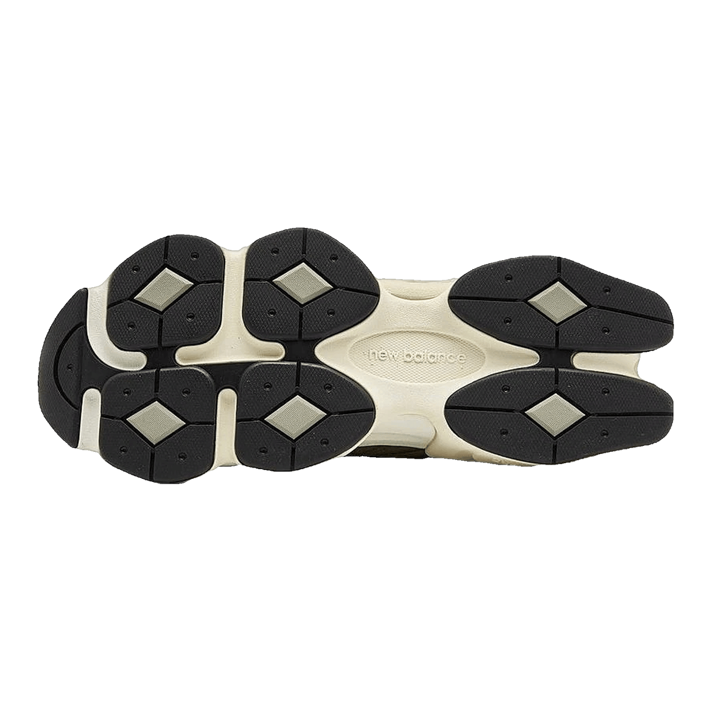 New Balance 9060 Dark Camo Sandstone Sohle