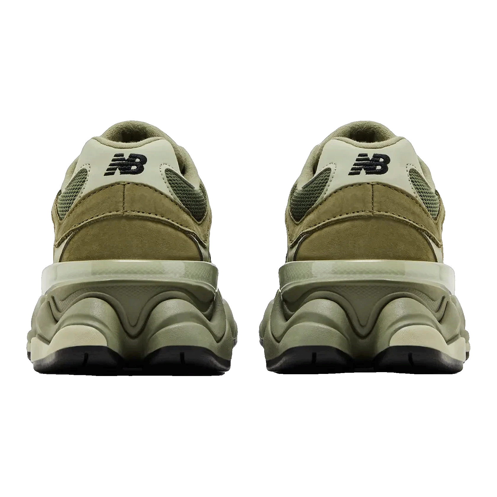 New Balance 9060 Dark Olivine Back
