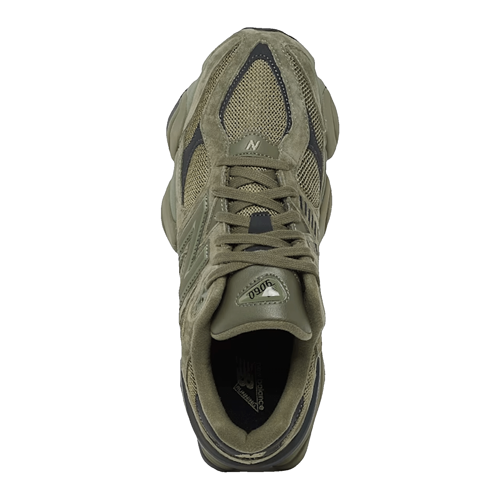 New Balance 9060 Dark Olivine Black Oben