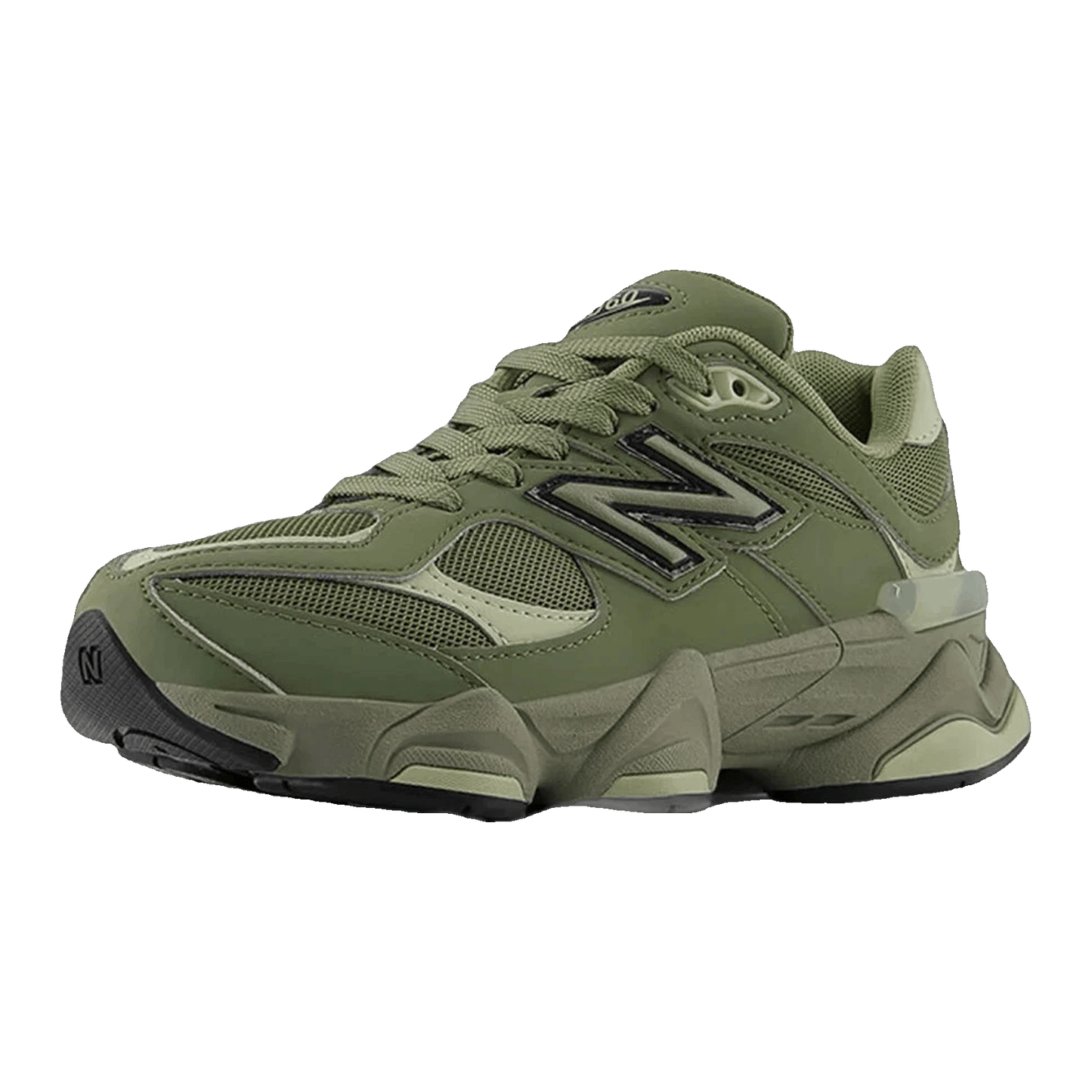 New Balance 9060 Dark Olivine (GS) Side