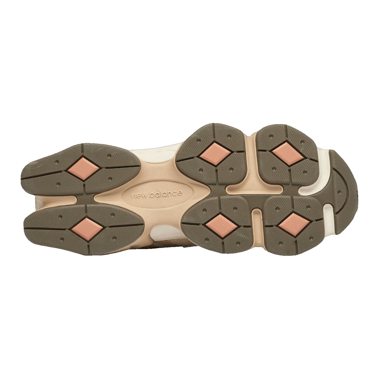 New Balance 9060 Flat Taupe Light Sparrow (Foot Locker Exclusive) (GS) Sohle