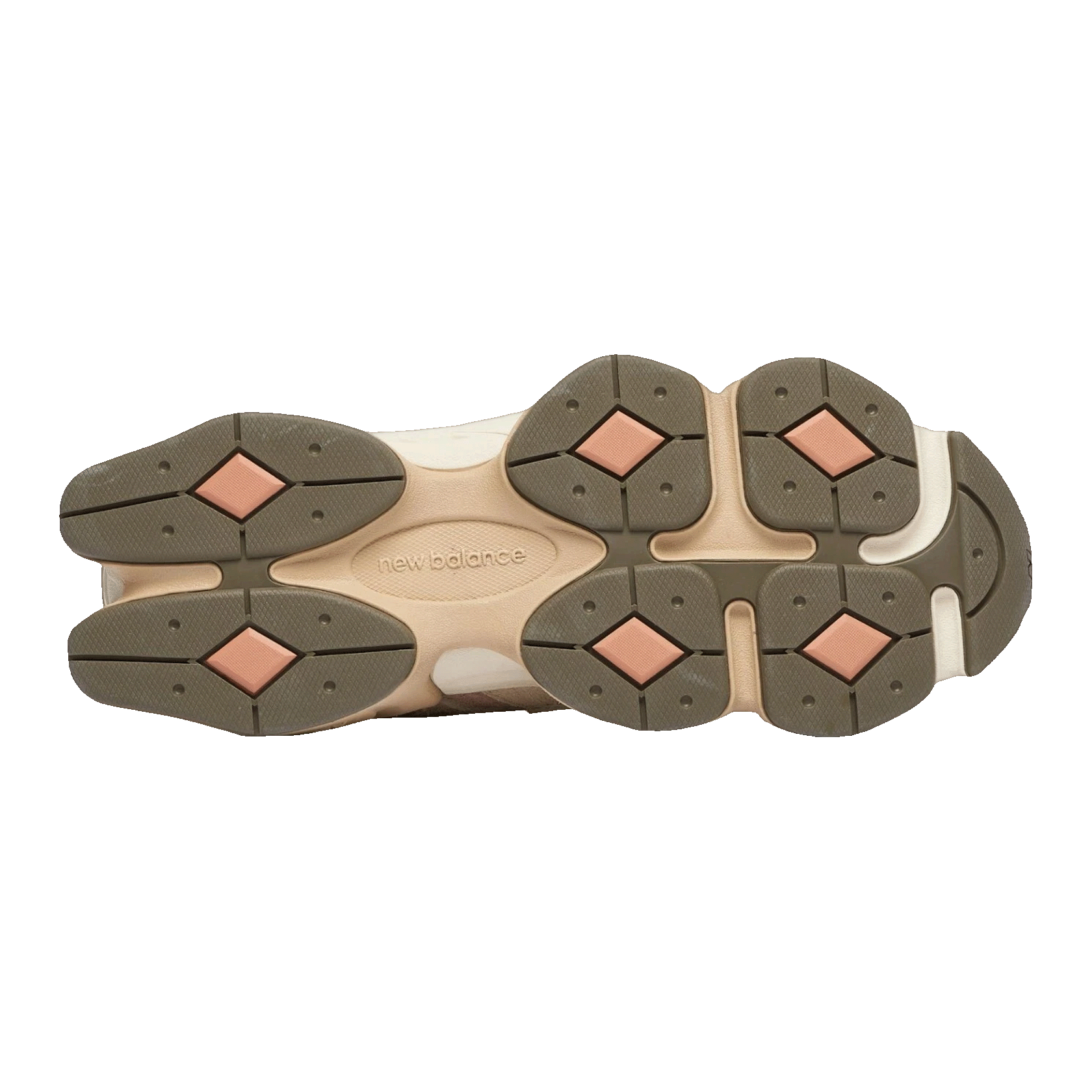 New Balance 9060 Flat Taupe Light Sparrow (Foot Locker Exclusive) (GS) Sohle