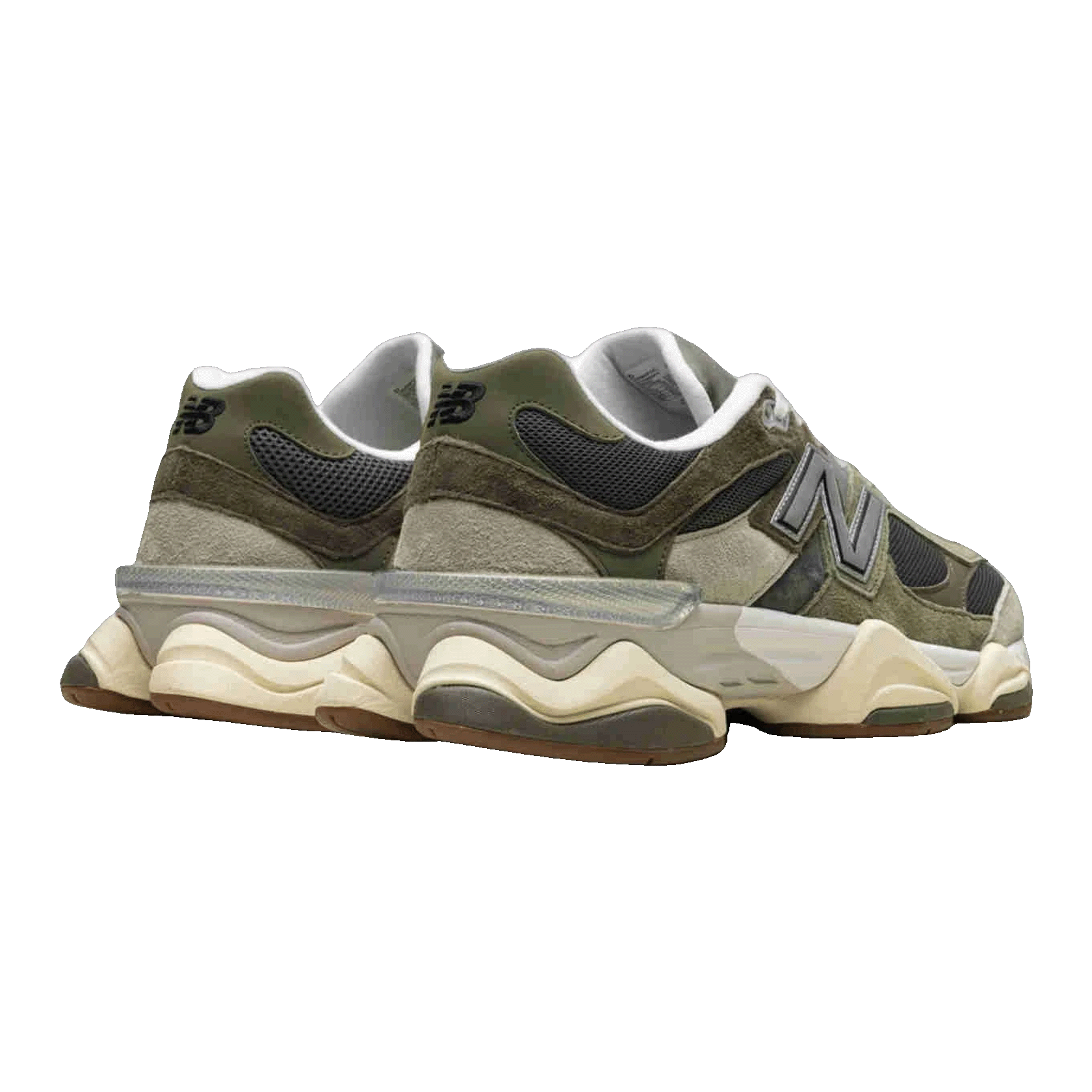 New Balance 9060 Green Grey Back