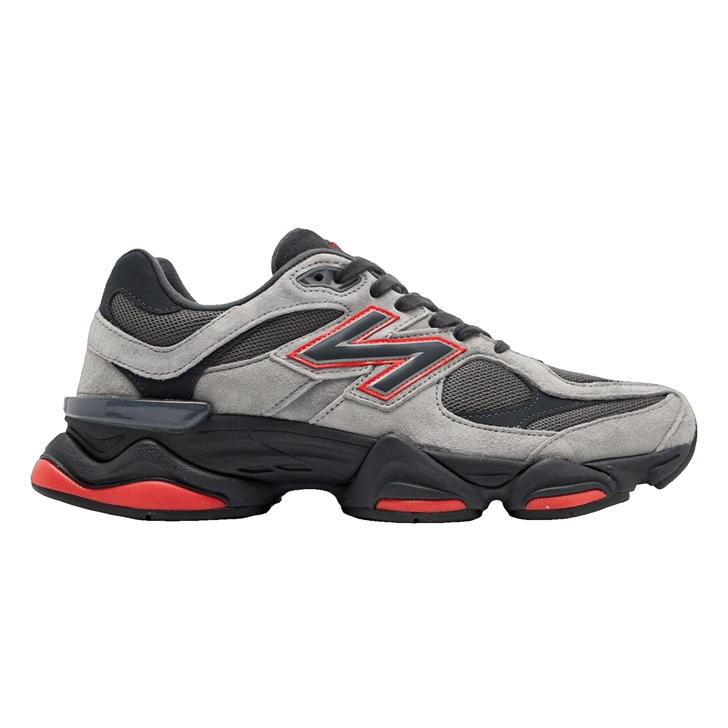 New Balance 9060 Grey Black Red JD Sports Exclusive