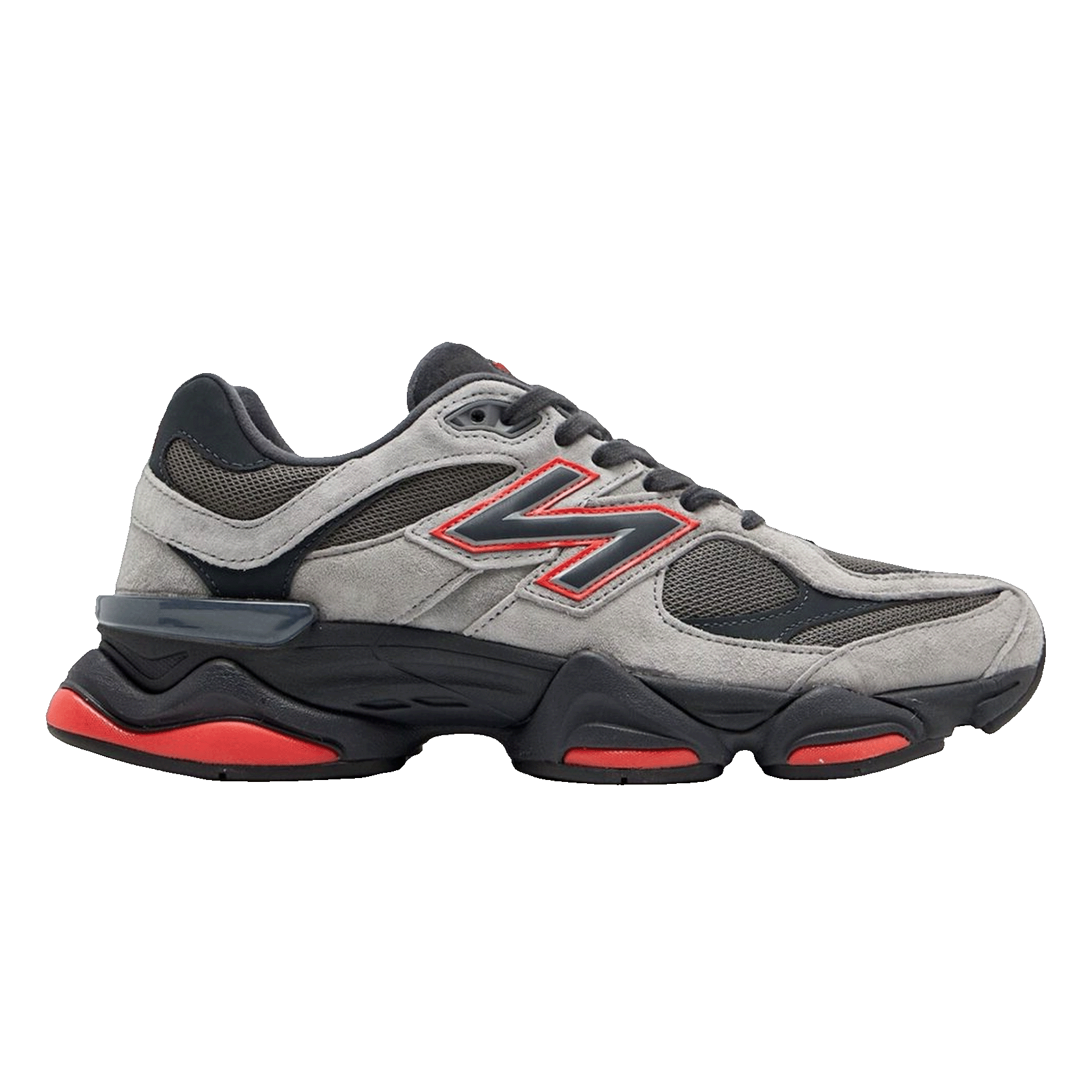 New Balance 9060 Grey Black Red JD Sports Exclusive