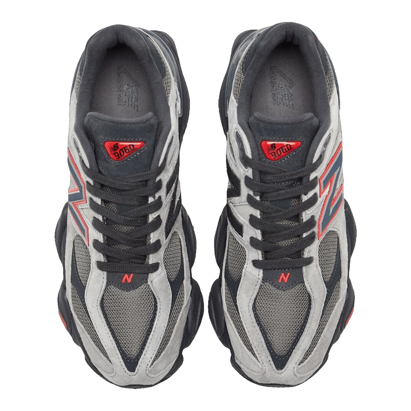 New Balance 9060 Grey Black Red JD Sports Exclusive Oben