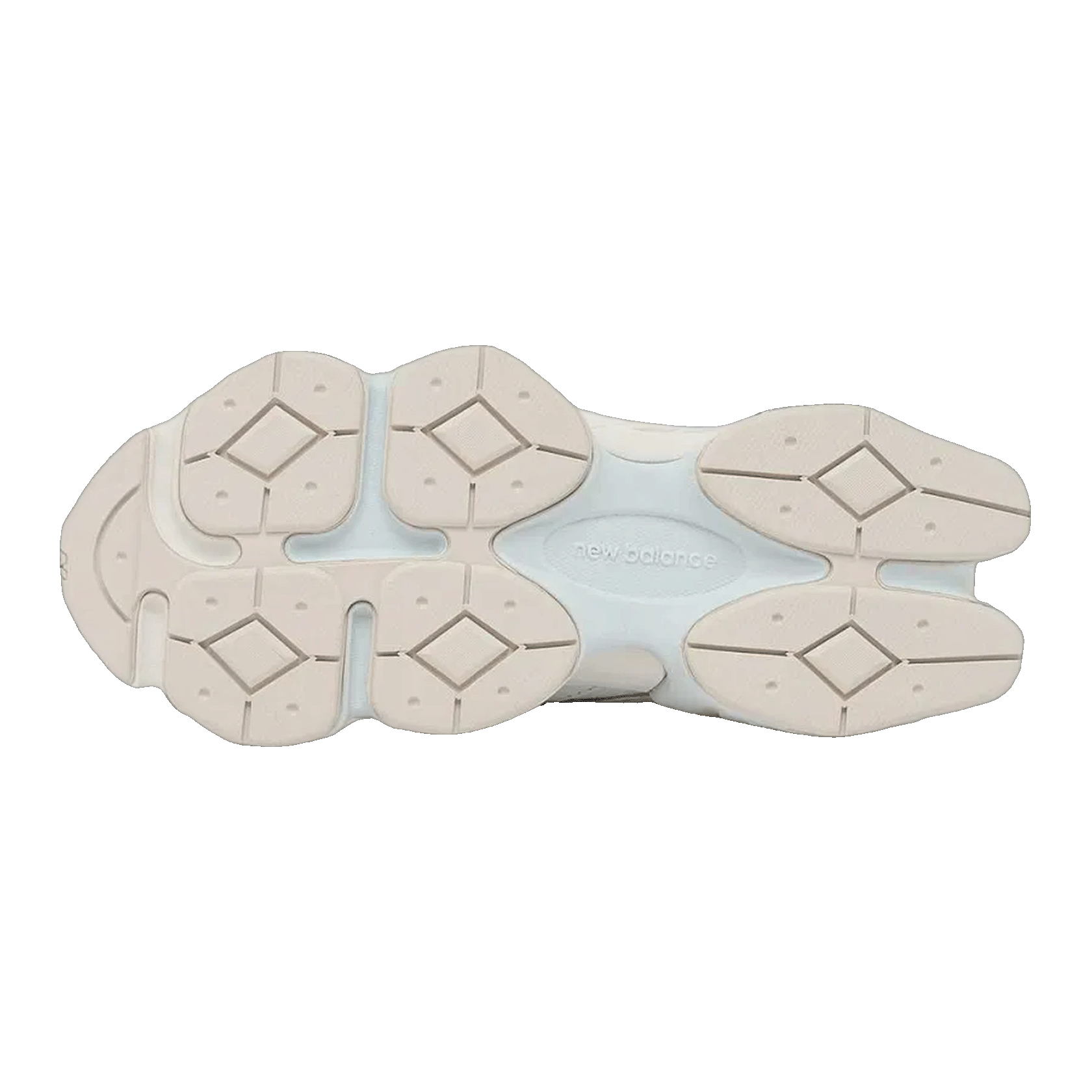 New Balance 9060 Grey Metallic Silver Sohle