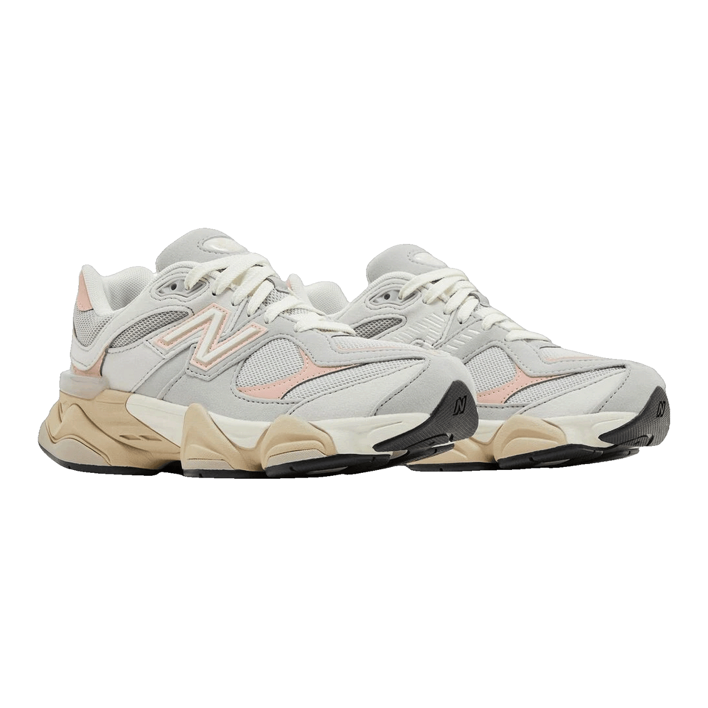 New Balance 9060 Grey Pink (GS) Side