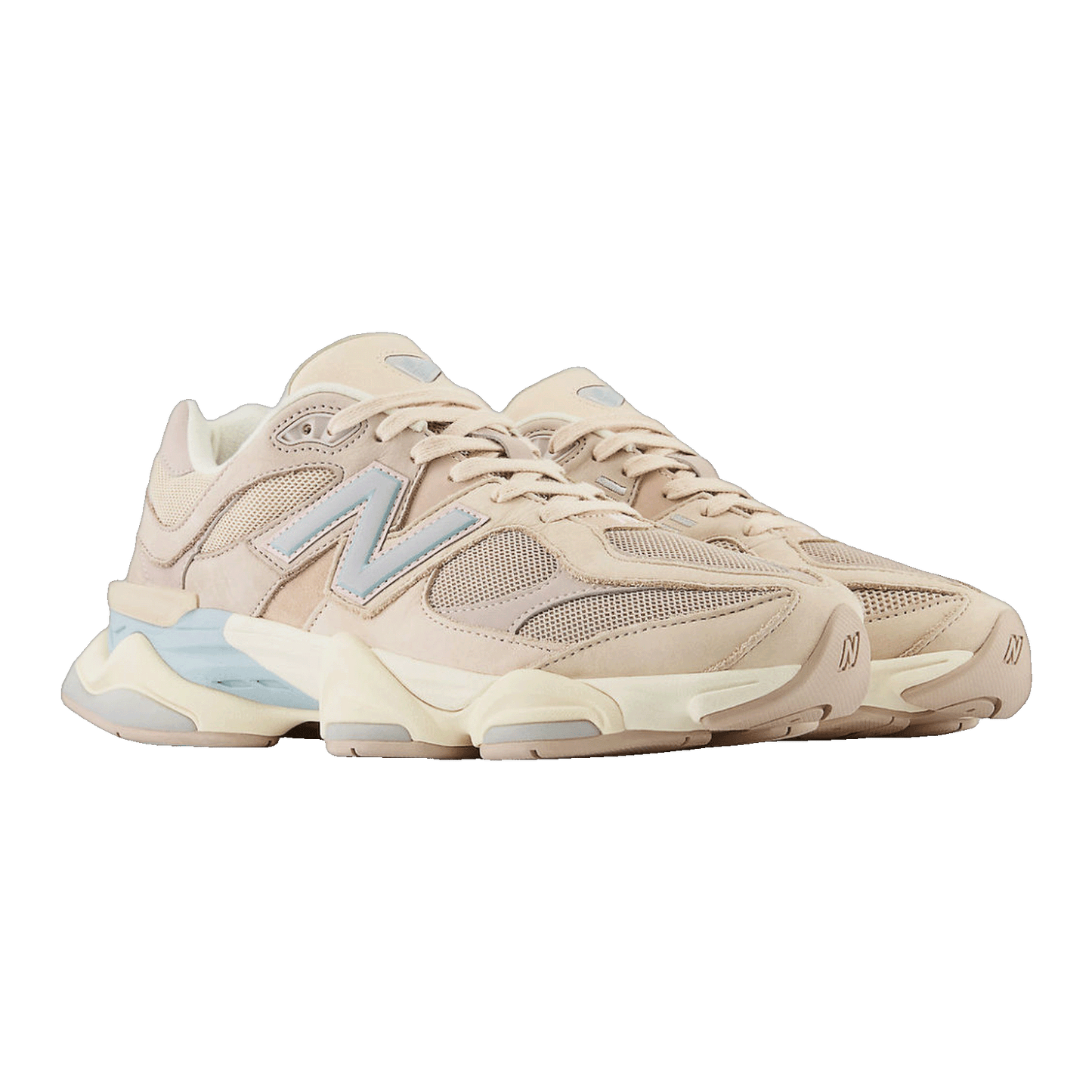 New Balance 9060 Ivory Cream Pink Sand Side