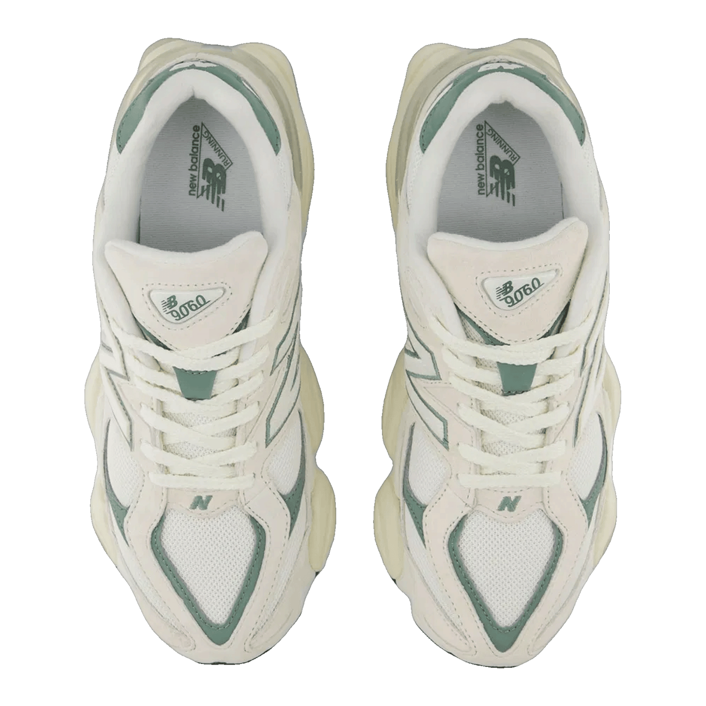 New Balance 9060 Linen Dark Juniper Oben