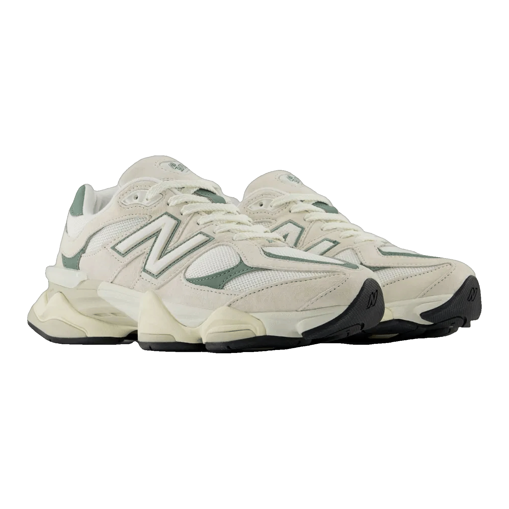 New Balance 9060 Linen Dark Juniper Side