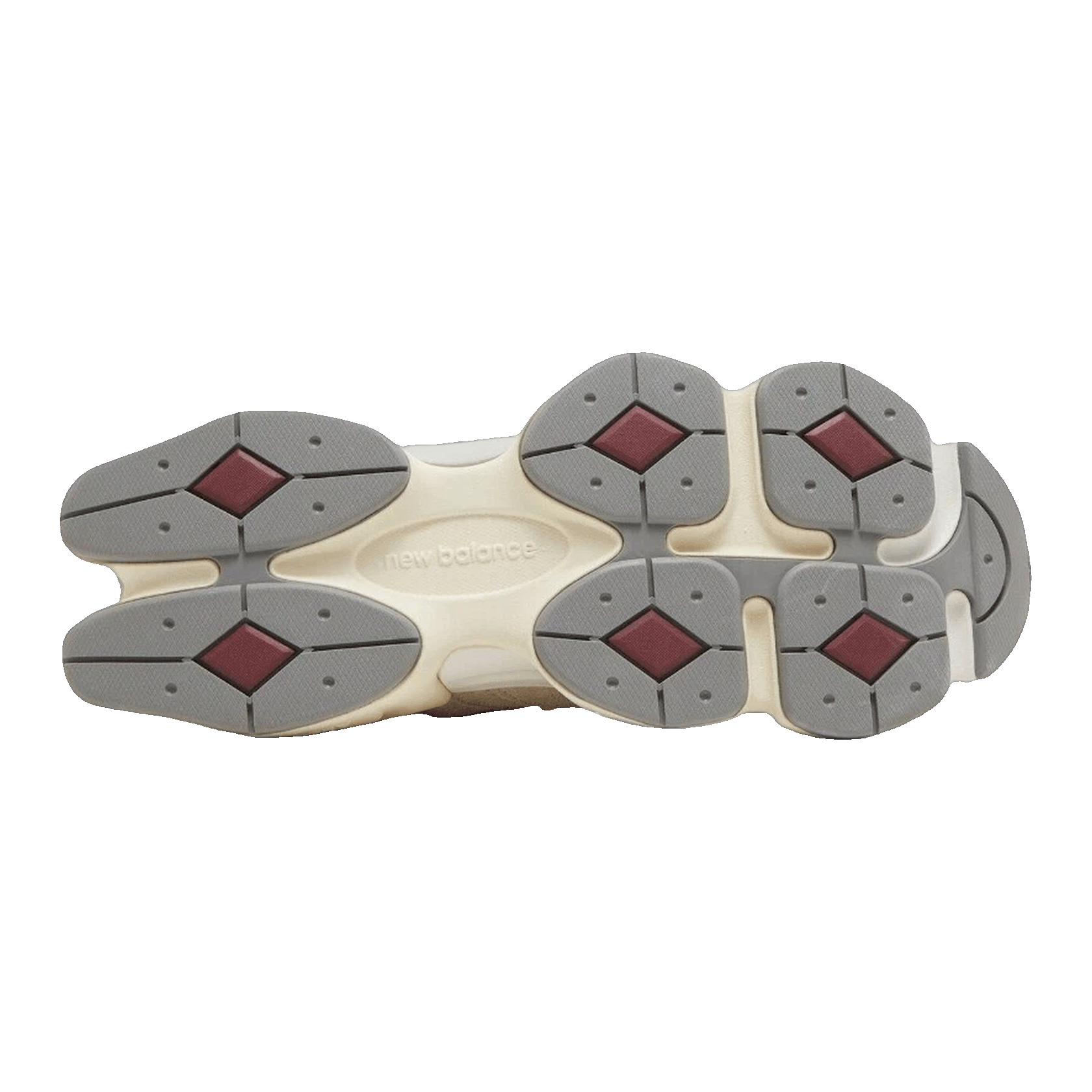 New Balance 9060 Lunar New Year Timberwolf Grey Sohle