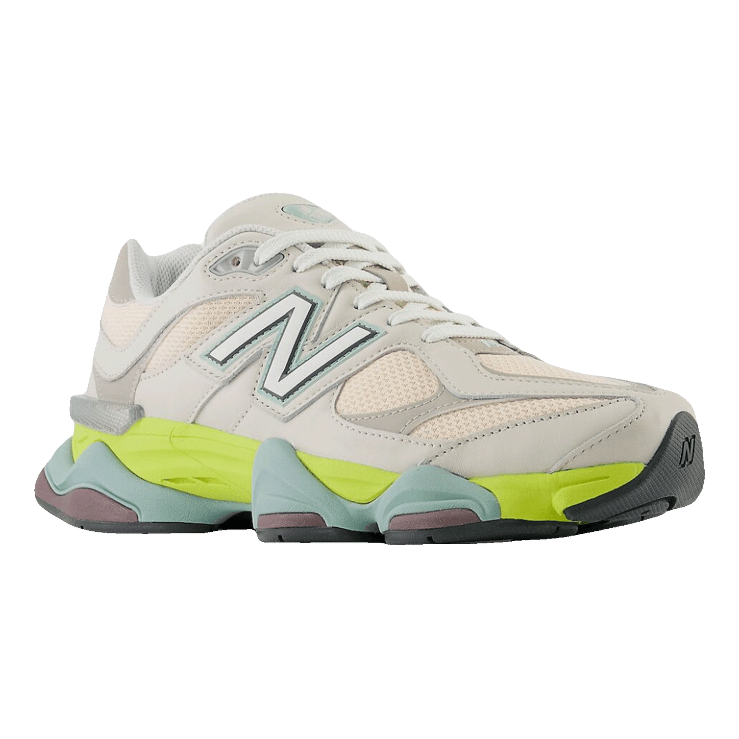 New Balance 9060 Moonbeam Vintage Rose Lime Side