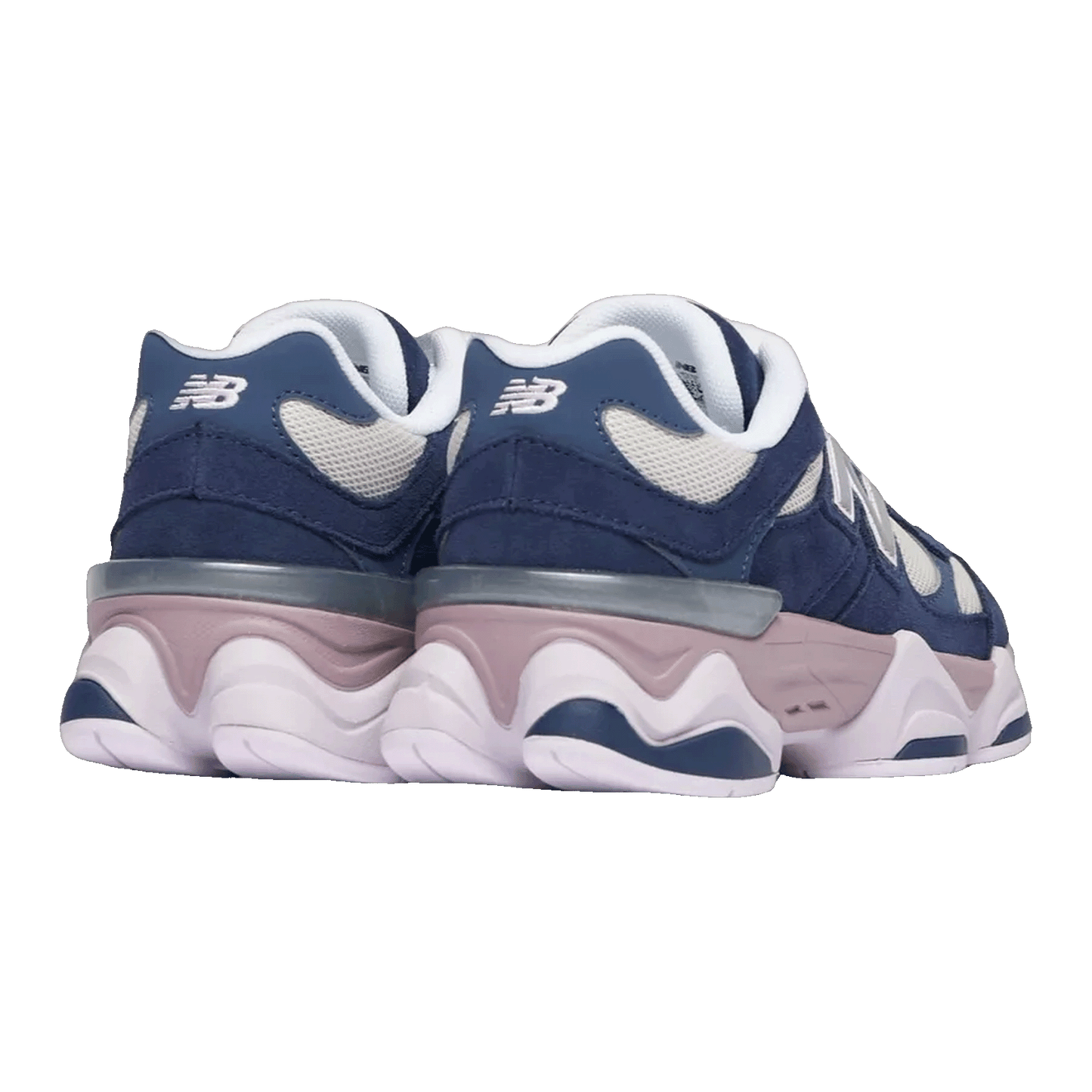 New Balance 9060 Navy Ice Wine (GS) Back