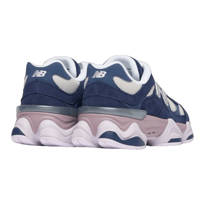 New Balance 9060 Navy Ice Wine (GS) Back