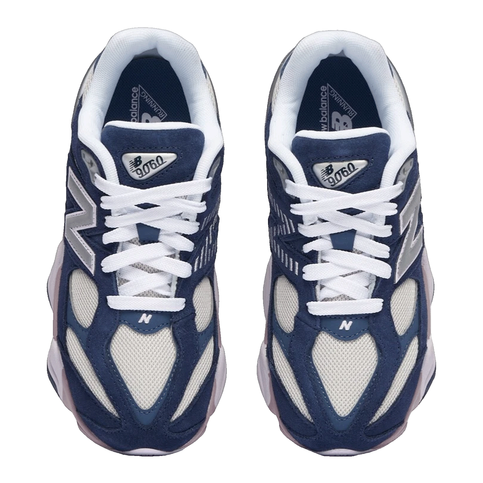 New Balance 9060 Navy Ice Wine (GS) Oben