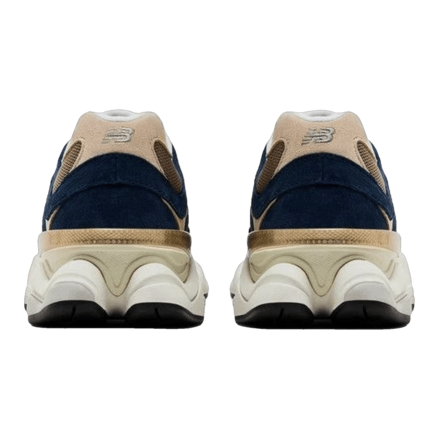 New Balance 9060 Navy Mushroom Back